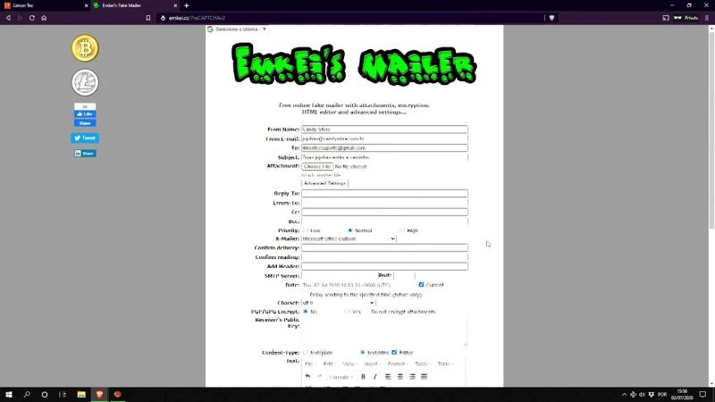 Person Send Email - High Quality Vintage Pattern - Ultra HD