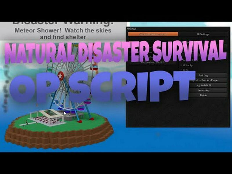Natural Disaster Survival Script Pastebin Youtube - Best Dark Images in HD