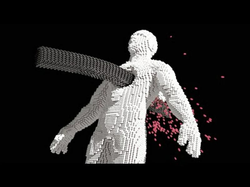 Molecular Ragdolls 9 Simulations - Download Amazing Gradient Wallpaper | 8K