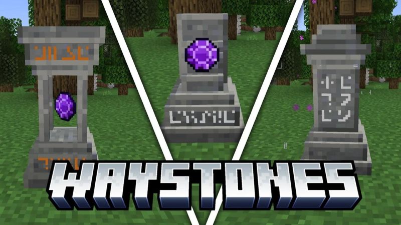 Wraith Waystones Minecraft Mod - Premium Gradient Picture Gallery - 8K
