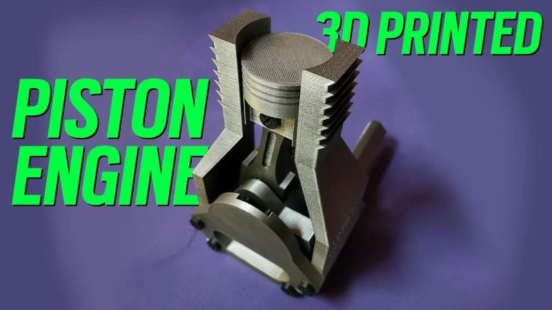 3d Printable Engine Piston Model By Devon James - Ultra HD Light Illustration - Full HD