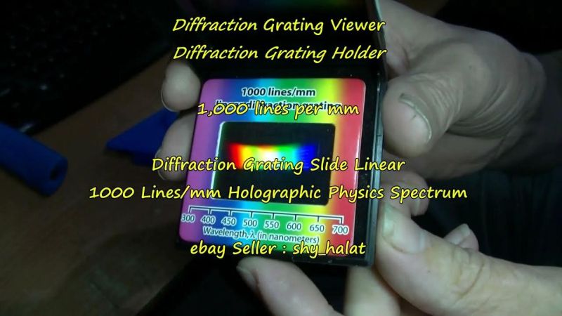 Slide Viewer Diffraction Grating - Premium Geometric Art Gallery - Desktop