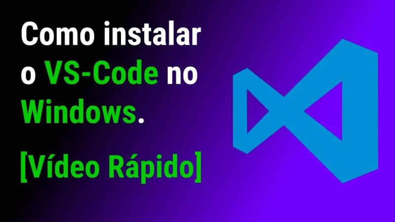 Tutorial Como Baixar E Instalar O Visual Studio Code No Windows - Elegant Abstract Illustration - Retina