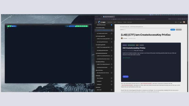 Iam Createaccesskey Privesc Cybr - Colorful Illustration Collection - High Resolution Quality