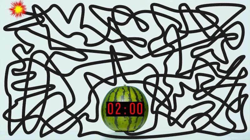 15 Minute Timer Bomb Watermelon - Creative Ocean Design - Ultra HD
