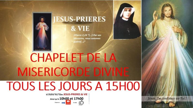 Chapelet De La Divine Misericorde 15h De Sainte Fa - Light Design Collection - 8K Quality
