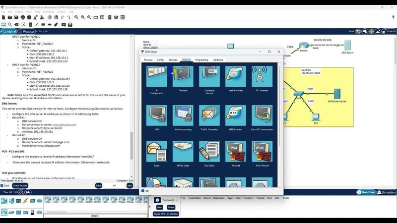 Packet Tracer Practice Problem Solution Part 1 - Ultra HD Sunset Background - Full HD