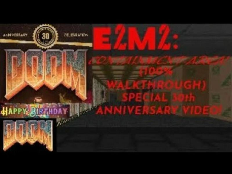 Doom E2m2 Containment Area Youtube - Stunning Ultra HD Dark Textures | Free Download