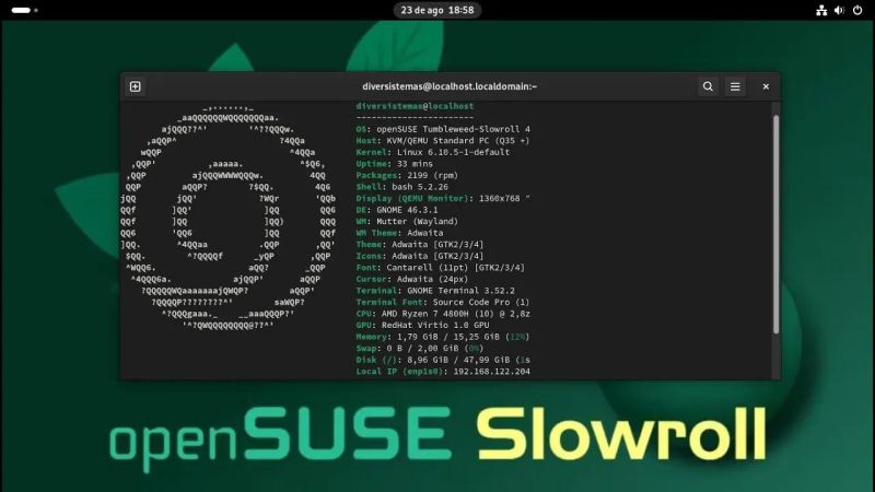 Opensuse Slowroll - Best Minimal Wallpapers in HD