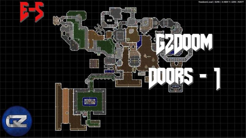 Gzdoom Mapping Reflections Ceilings Floors Tutorial 9 - Vintage Illustration Collection - Desktop Quality
