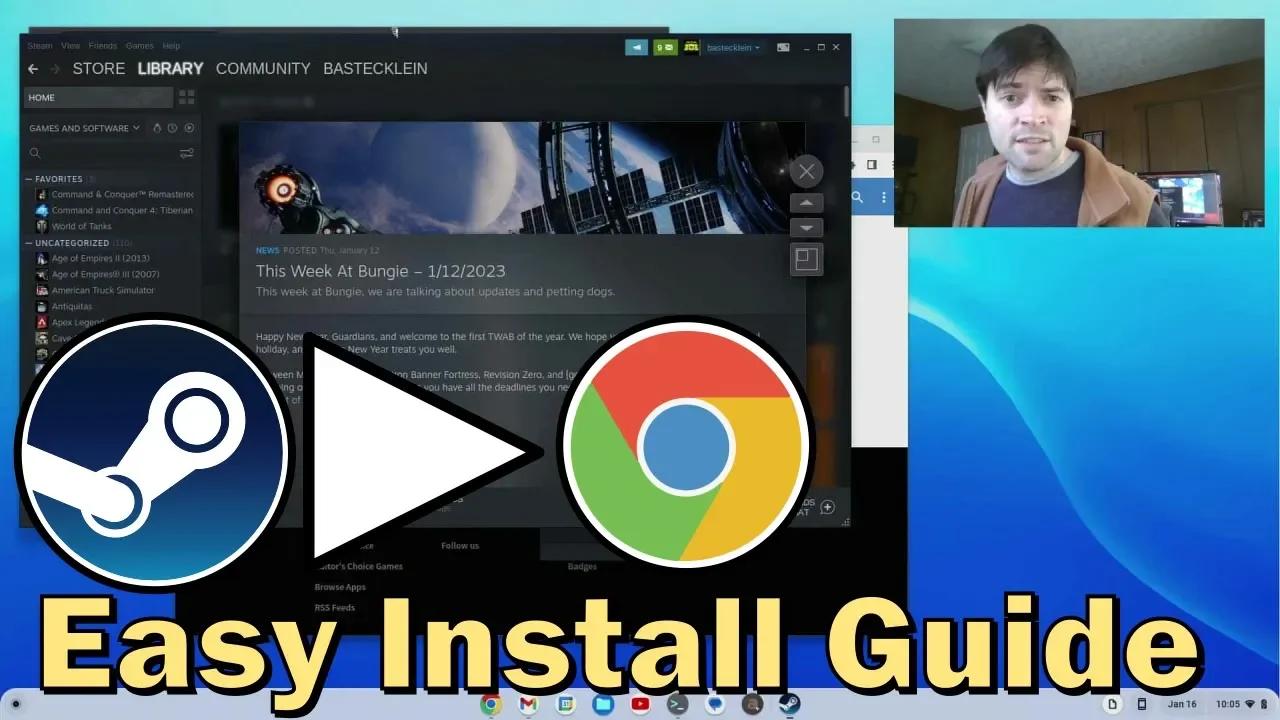 Steam On ChromeOS Flex Complete Updated And Easy Install M0 V35tj9lM