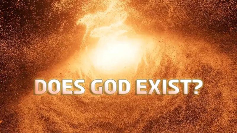 Does God Exist Home Page - Artistic Dark Design - HD