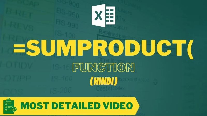 Sumproduct Explanation Sample Formulas - Best Minimal Patterns in 4K
