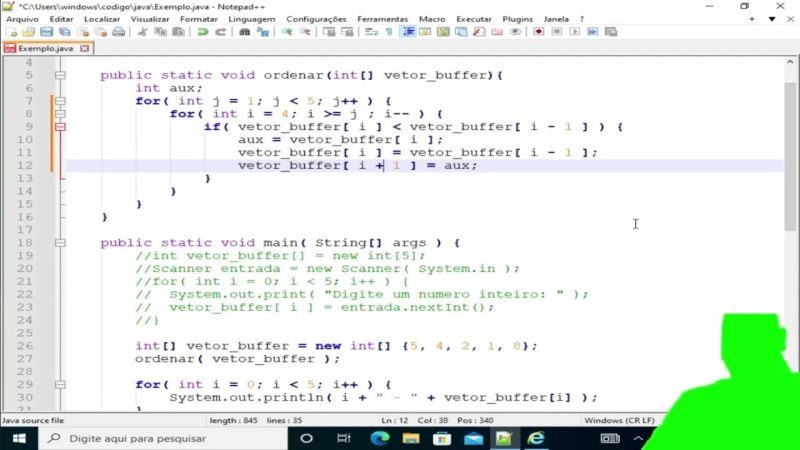 Estruturas De Dados Bubble Sort Melhorado 1 C Aula 15 - Best Mountain Illustrations in Retina