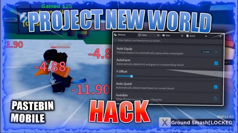 Op Project New World Script Hack Gui Pastebin Auto Farm Quest - Retina Light Designs for Desktop