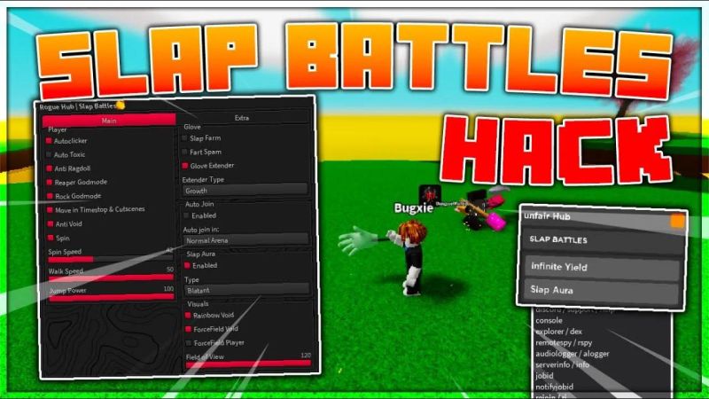 Roblox Slap Battles Script Hack Gui 2022 - Premium Abstract Design Gallery - Full HD