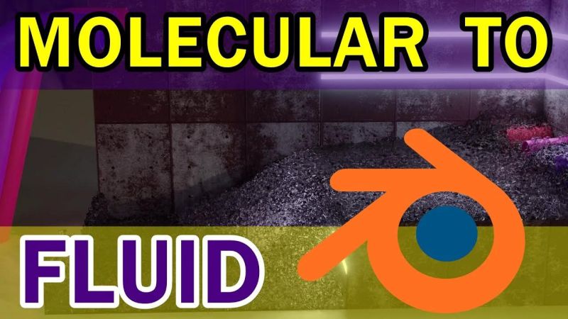 Molecular Script Simulation Blender - Colorful Wallpapers - Ultra HD Full HD Collection