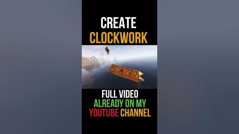 Valkyrien Skies Clockwork Tutorial Guide Balloonist Minecraft Java - Ocean Images - Classic 8K Collection