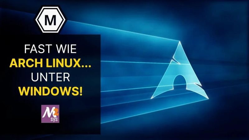 Arch Linux Unter Windows 10 - Perfect Minimal Texture - High Resolution