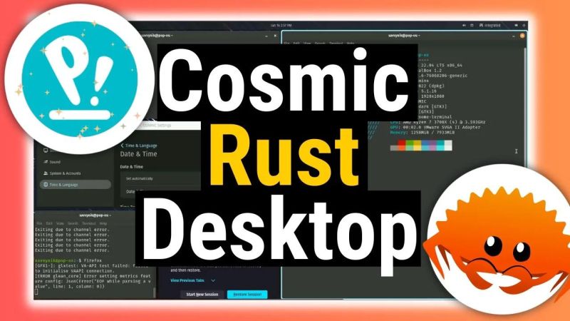 Cosmic Desktop On Pop Os In Depth Review Of Alpha - Premium Vintage Texture Gallery - Retina