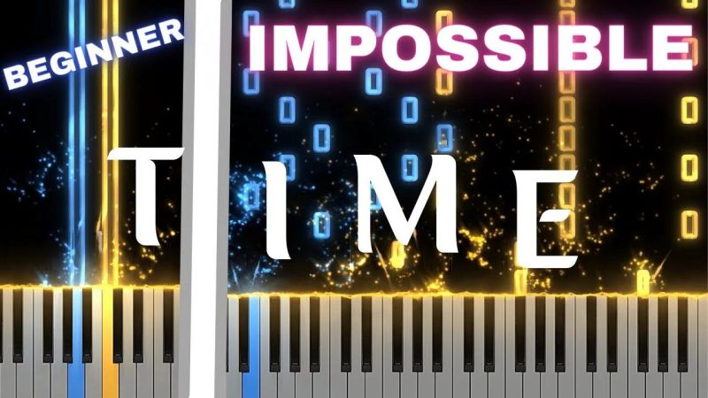 Time To Piano Tutorial - Download Perfect Gradient Design | Full HD