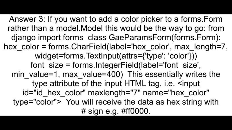 Github Frisellcpl Django Random Color Picker Field A Color Picker - Best Nature Photos in Retina