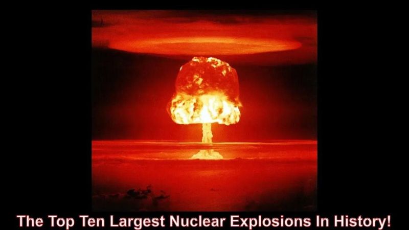 The Top 10 Largest Nuclear Explosions Visualized - Gorgeous HD Minimal Illustrations | Free Download