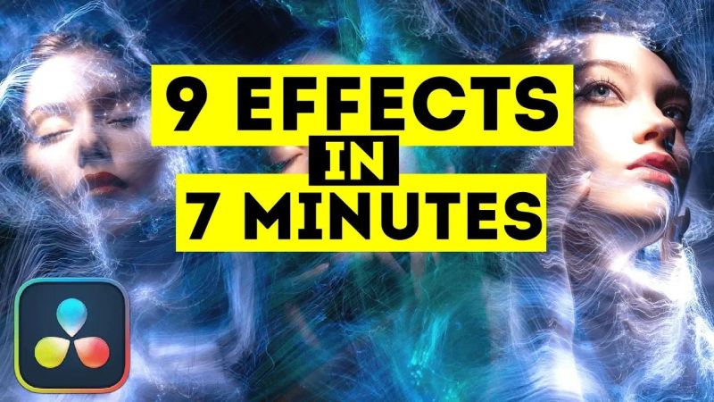 9 Free Effects Inside Davinci Resolve 18 Tutorial - Ultra HD Abstract Textures for Desktop