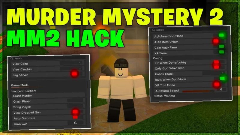 Murder Mystery 2 Script Hack Roblox Auto Farm Atualizado - Creative Vintage Pattern - High Resolution