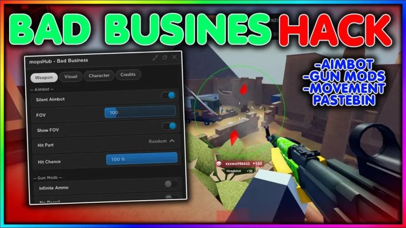 Bad Business Script Hack Pastebin Silent Aimbot More - Stunning Abstract Background - Full HD