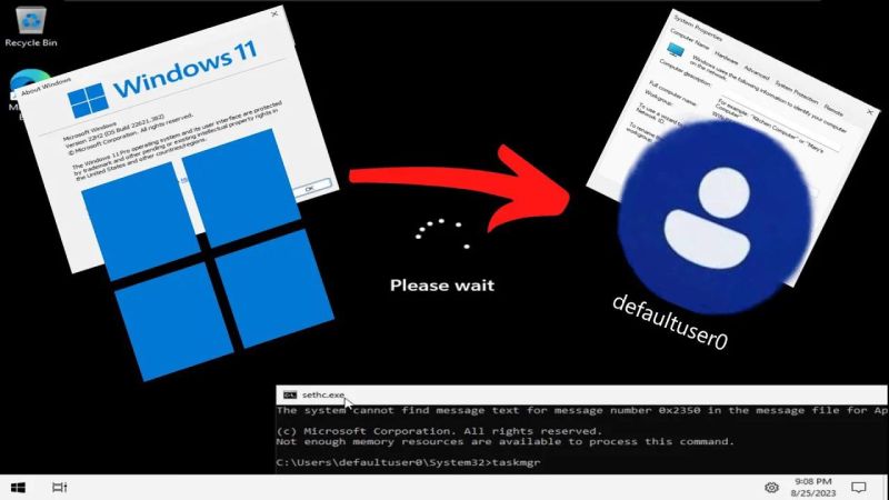 Installing Windows 11 To Defaultuser0 - Landscape Art Collection - HD Quality