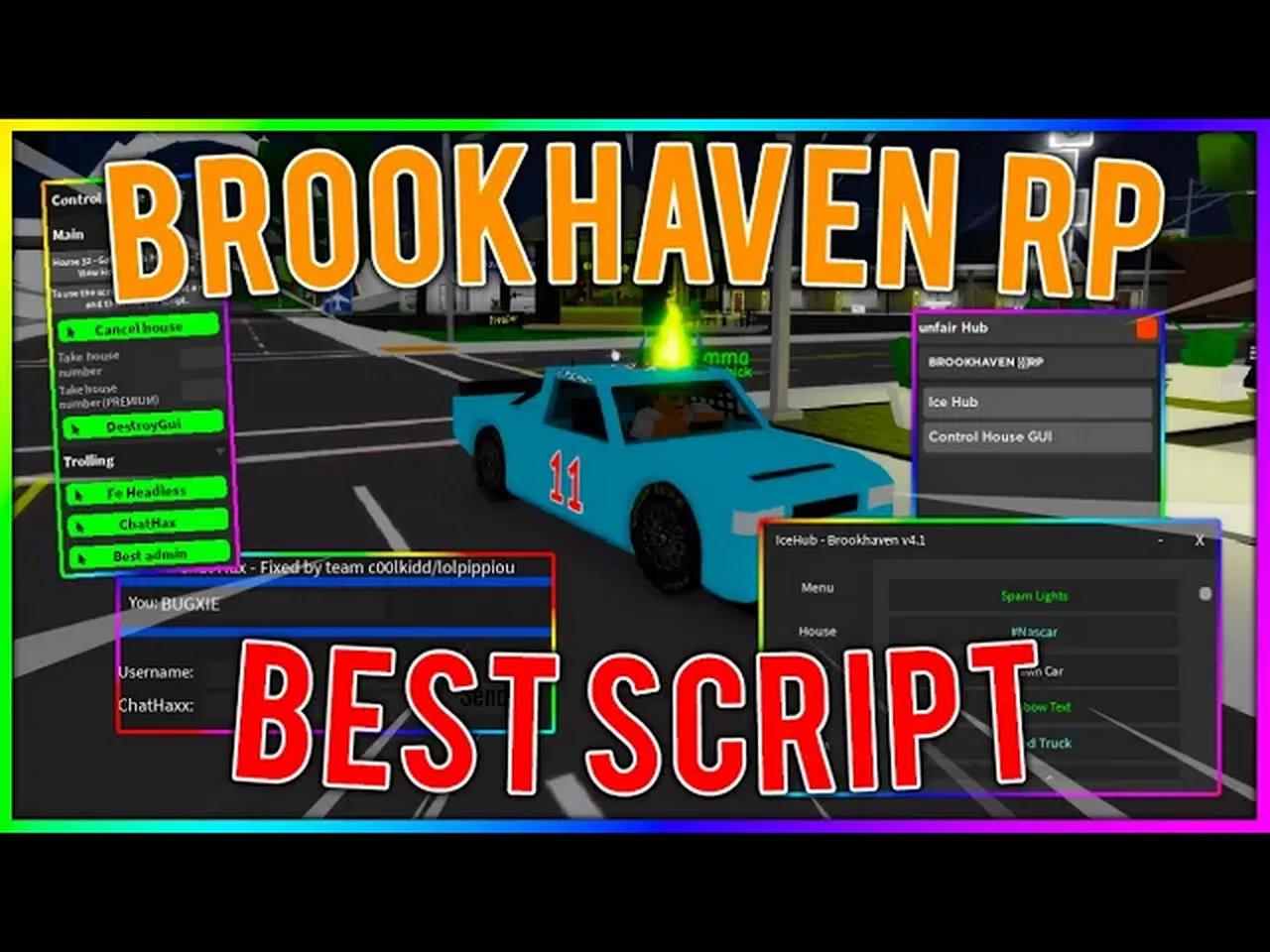 UPDATED Roblox Brookhaven RP Script GUI HACK PATEBIN 2022 EXPLOIT AS92R0kyC50