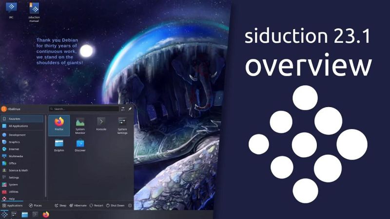 Siduction 23 1 Quick Overview Shorts Linux Punx - Artistic Light Design - 8K