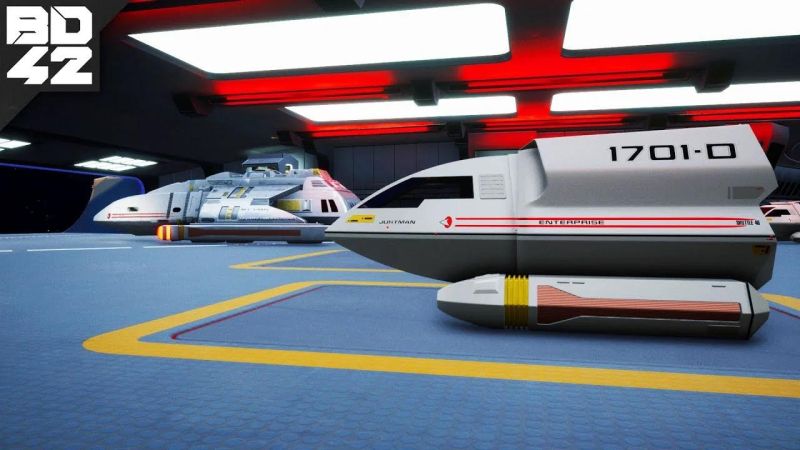 Starship Enterprise Scrolller - Download Ultra HD Landscape Pattern | Desktop