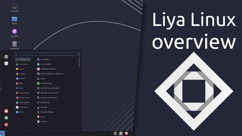 Liya Linux Quick Overview Shorts - Classic Desktop Ocean Textures | Free Download
