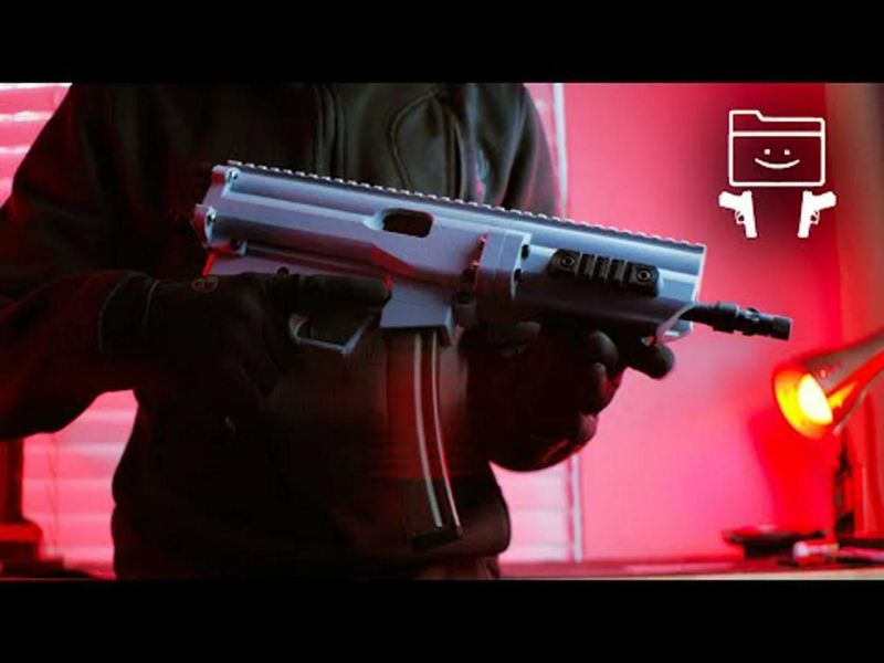 3d Printed Mp5 With Binary Trigger Full Speed Ahead - Best Light Designs in 8K