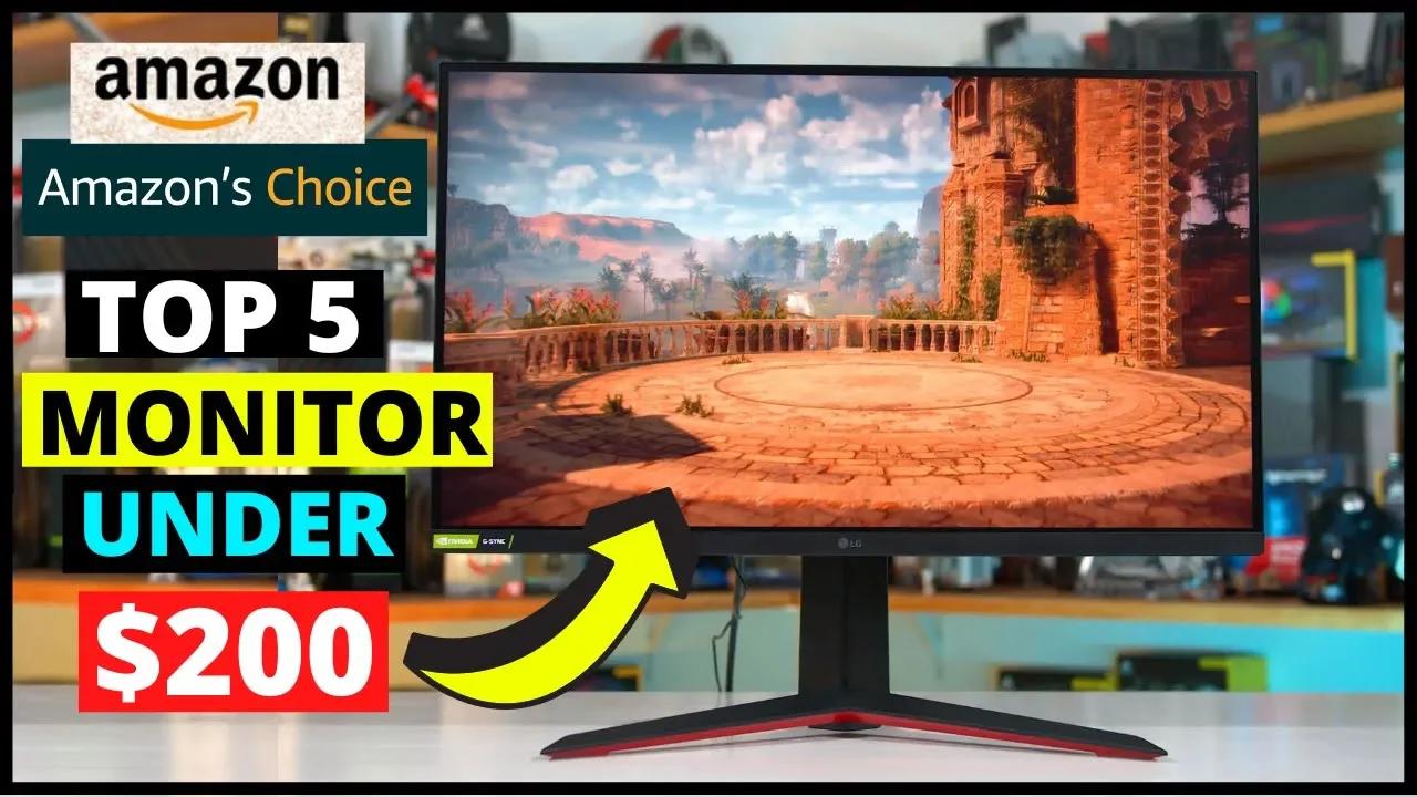 5 Best Monitor Under 200 For Gaming Work In 2022 144Hz 165Hz FedCQS4jOxg