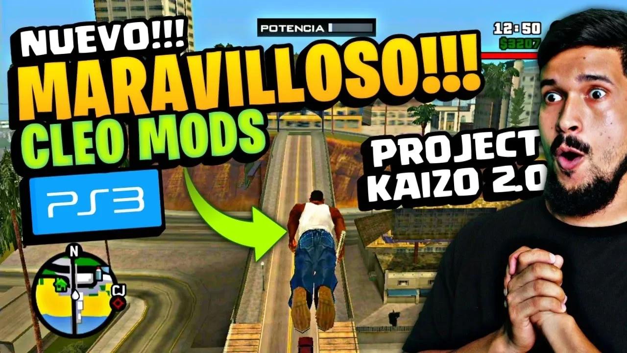 INCREIBLE GTA SA De PS3 Con CLEO MODS PROJECT KAIZO 2 0 GPblGL6p1kY