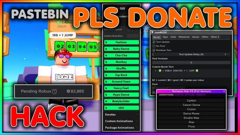 Pls Donate Custom Auto Farm Roblox Scripts Scriptblox - Geometric Wallpapers - Premium Ultra HD Collection