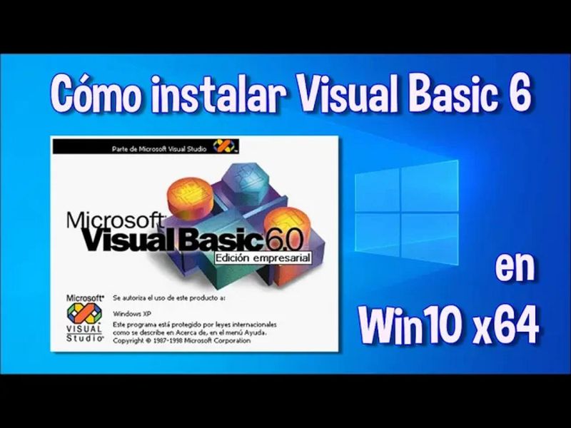 Tutorial Como Instalar Visual Basic 6 0 En Windows De 64 Bits Youtube - Best Colorful Patterns in Ultra HD