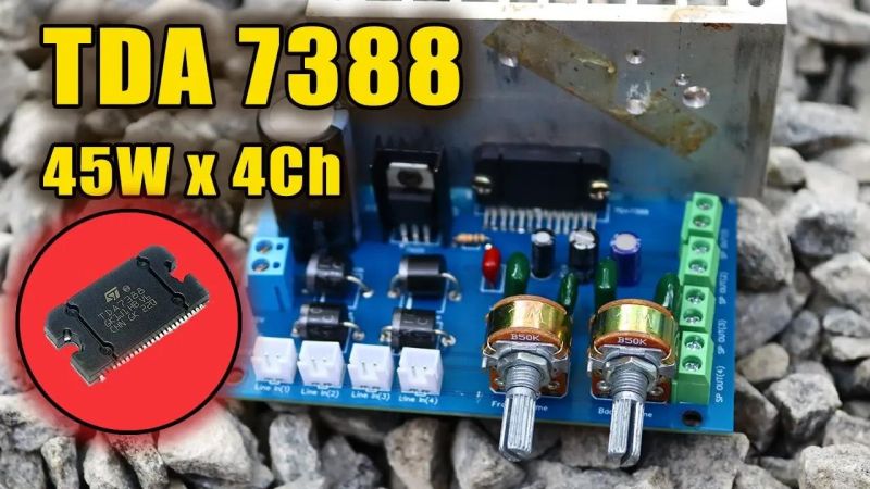 Tda 7388 Ic Resources Easyeda - Perfect Geometric Illustration - Desktop