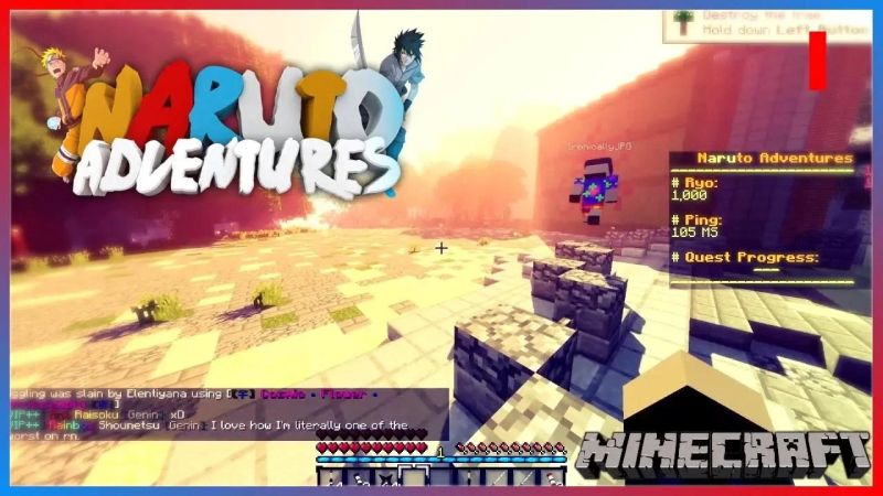 Naruto Sealed Legends Naruto Java Minecraft Server Pc Servers - Download Classic Abstract Design | High Resolution