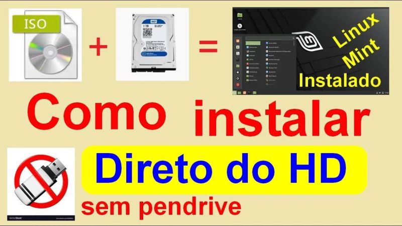 Como Instalar O Linux No Hd E Ssd Youtube - Abstract Illustrations - Creative 4K Collection