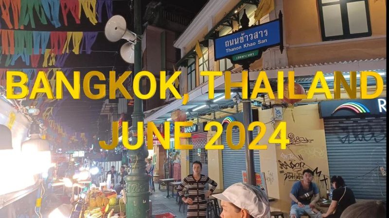 Night Activity On Khaosan Road The Main Night Walking Steet In Central - Ocean Picture Collection - Mobile Quality