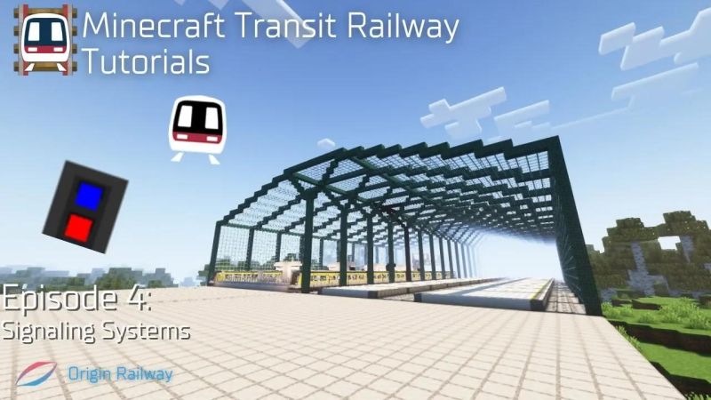 Minecraft Transit Railway Tutorials E6 Builder Tools - Premium Light Image Gallery - 4K
