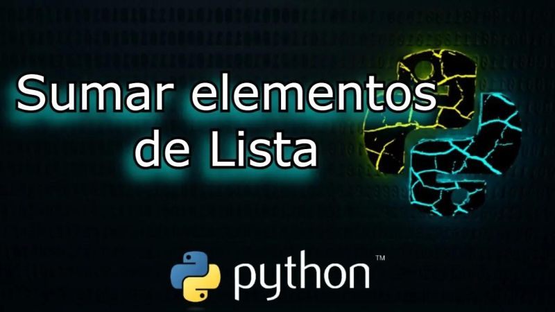 Sumar Elementos De Una Lista En Python Digital Grow - Minimal Images - Classic High Resolution Collection