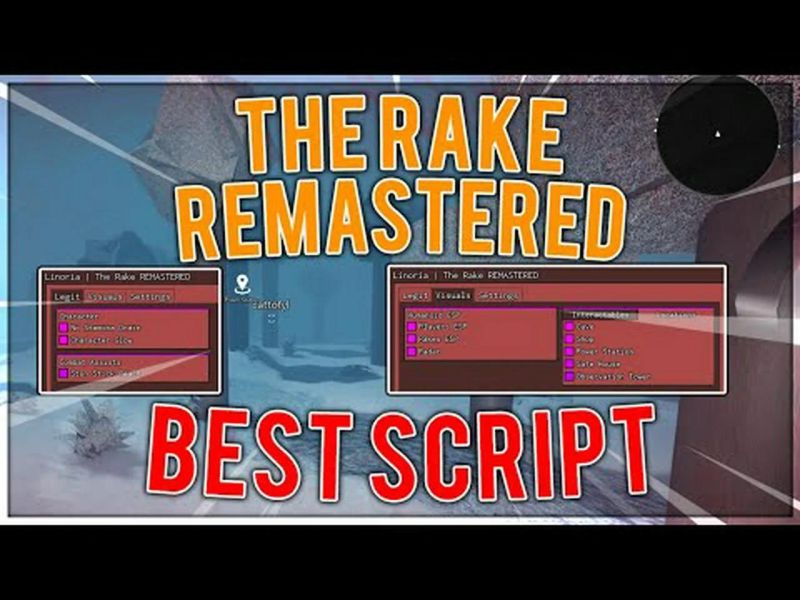 Roblox The Rake Remastered Script Pastebin Gui Hack 2022 - Premium Dark Design Gallery - High Resolution