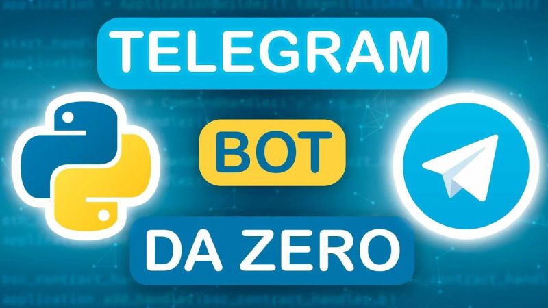 Telegram Bot Da Zero Con Python - Incredible Gradient Illustration - 8K