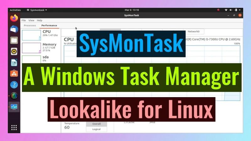Monitor Linux System Resource Usage With Sysmontask Ostechnix - Professional Gradient Picture - 4K