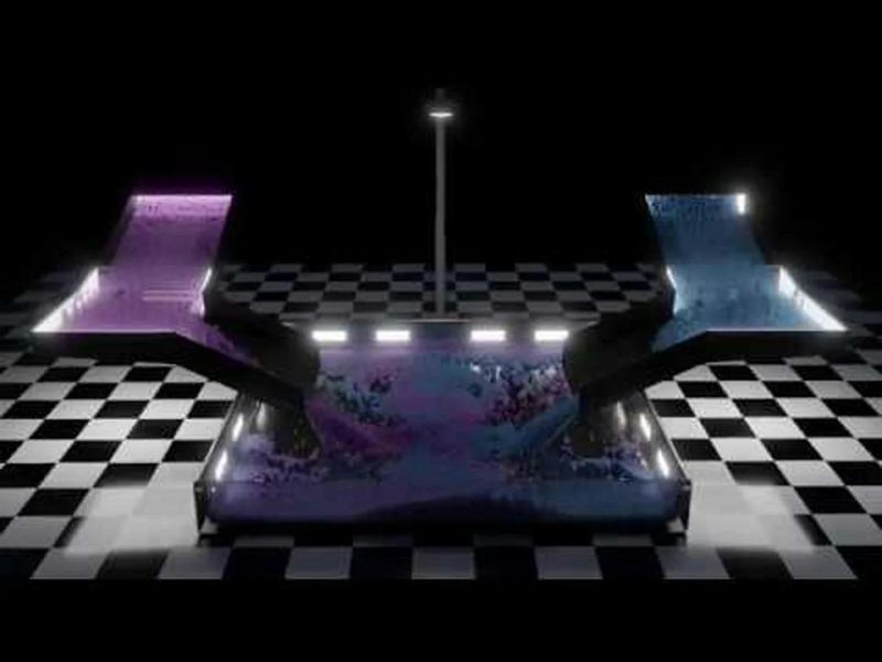 1 6 Million Molecular Script Particles Blender3d - Vintage Art Collection - Desktop Quality